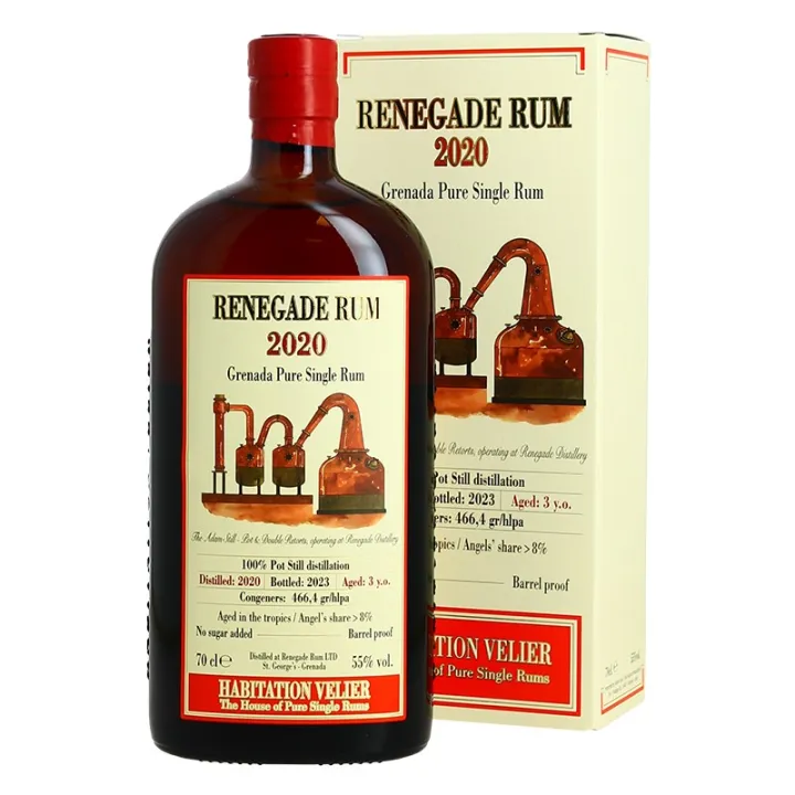 achat de Rhum RENEGADE 3 ans 2020 HABITATION VELIER 70 cl