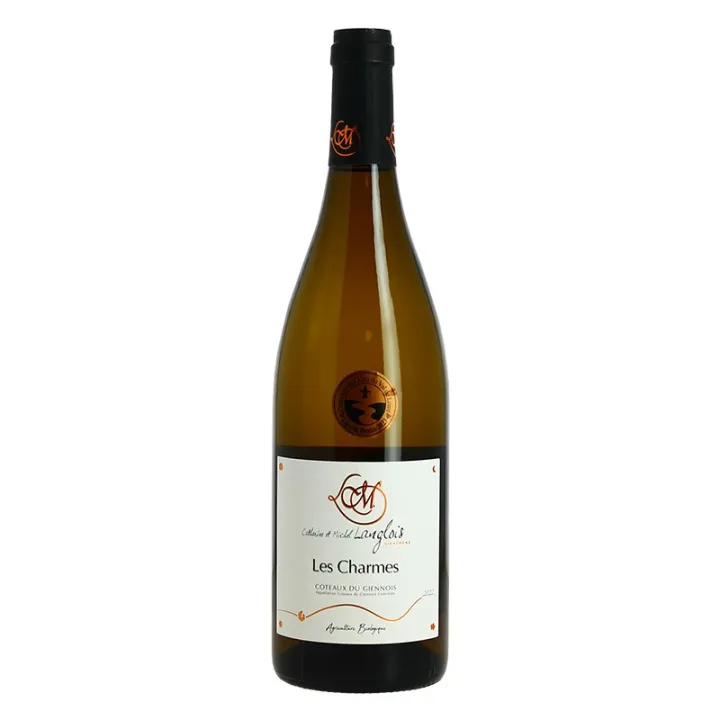 achat vin Bio Coteaux du GIENNOIS Blanc 2024 Les CHARMES Domaine LANGLOIS