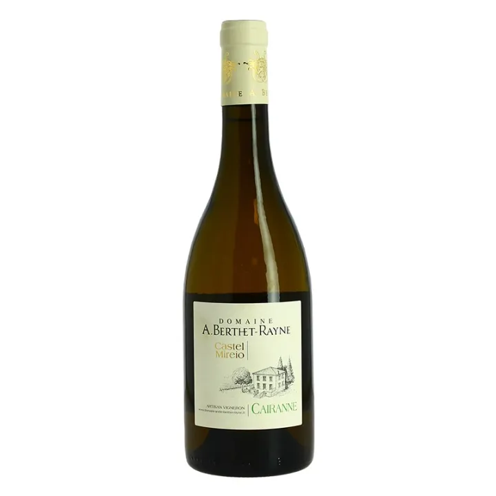 vin CAIRANNE Blanc cuvée Castel MIREIO par le Domaine A.BERTHET-RAYNE
