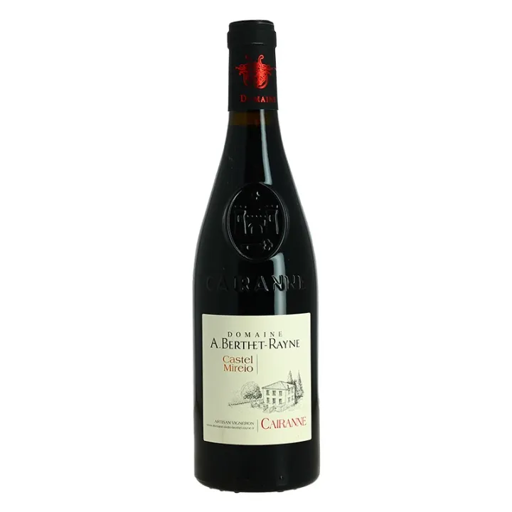 achat vin BIO CAIRANNE Rouge BIO cuvée Castel MIREIO 2023