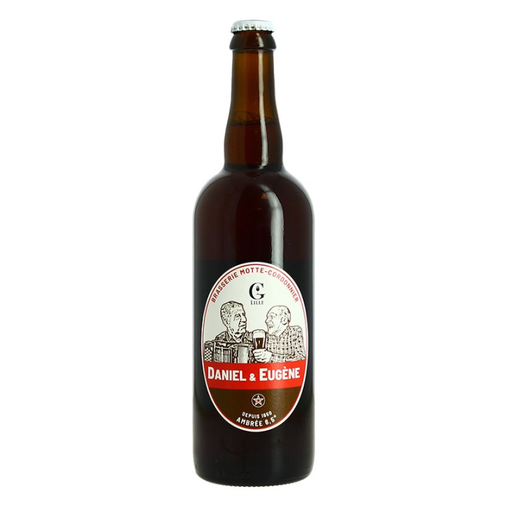 Bière DANIEL & EUGENE 75 cl par la Brasserie Motte Cordonnier