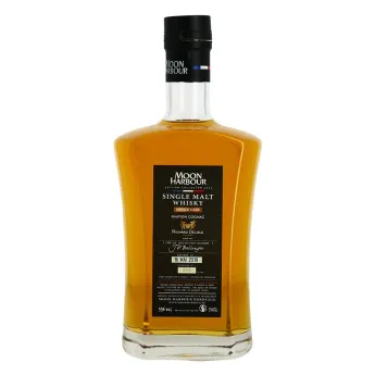 single cask Single malt Whisky MOON HARBOUR Finition en fût de COGNAC