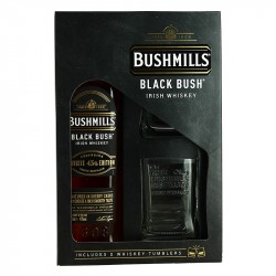 COFFRET BUSHMILLS Black Bush 70 cl + 2 Verres