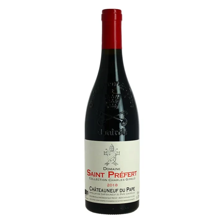 Isabel FERRANDO Domaine Saint Préfert Châteauneuf du Pape rouge BIO 2018