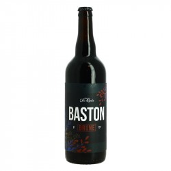 Bière Artisanale La BASTON Brune75 cl par la Brasserie du Goulot
