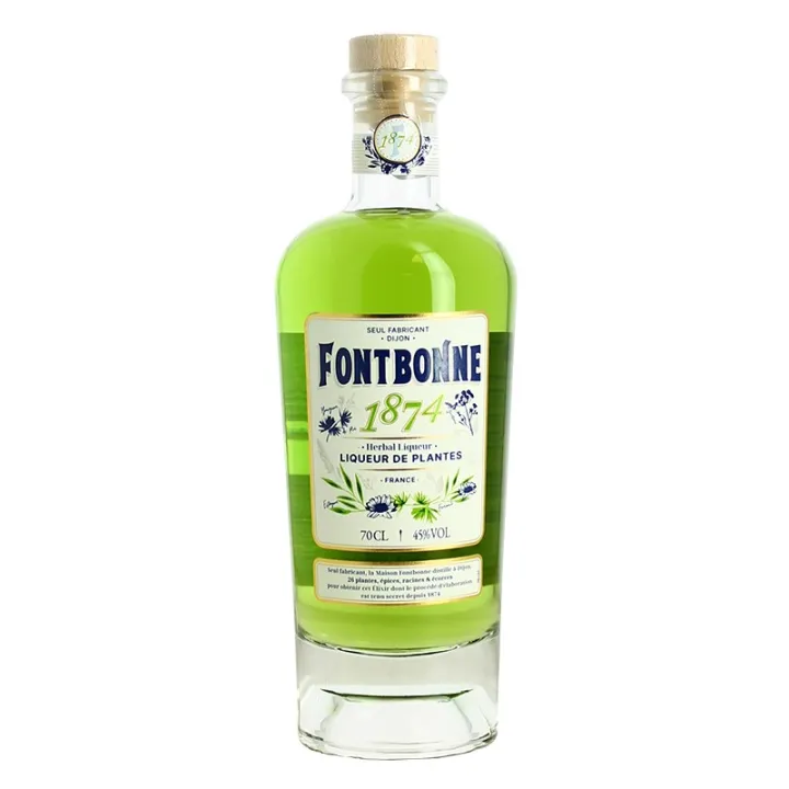 achat de FONTBONNE 1874 Liqueur aux 26 PLANTES 45° 70 cl