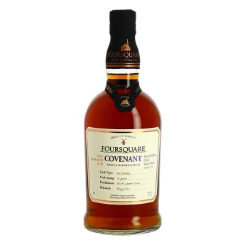 achat de Rhum FOURSQUARE COVENANT 18 ans 70 cl 58° Rhum de  la Barbade
