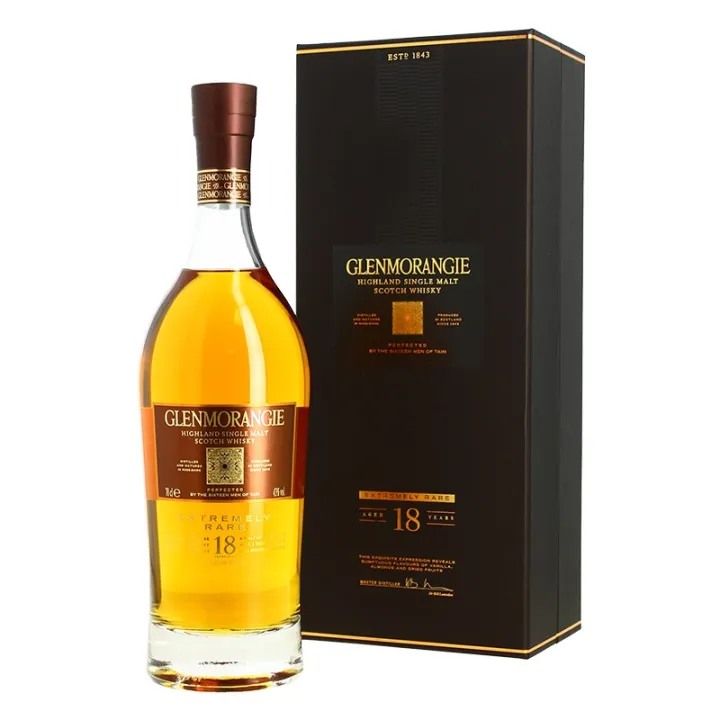 achat de GLENMORANGIE 18 ANS Highlands Single Malt 70 cl