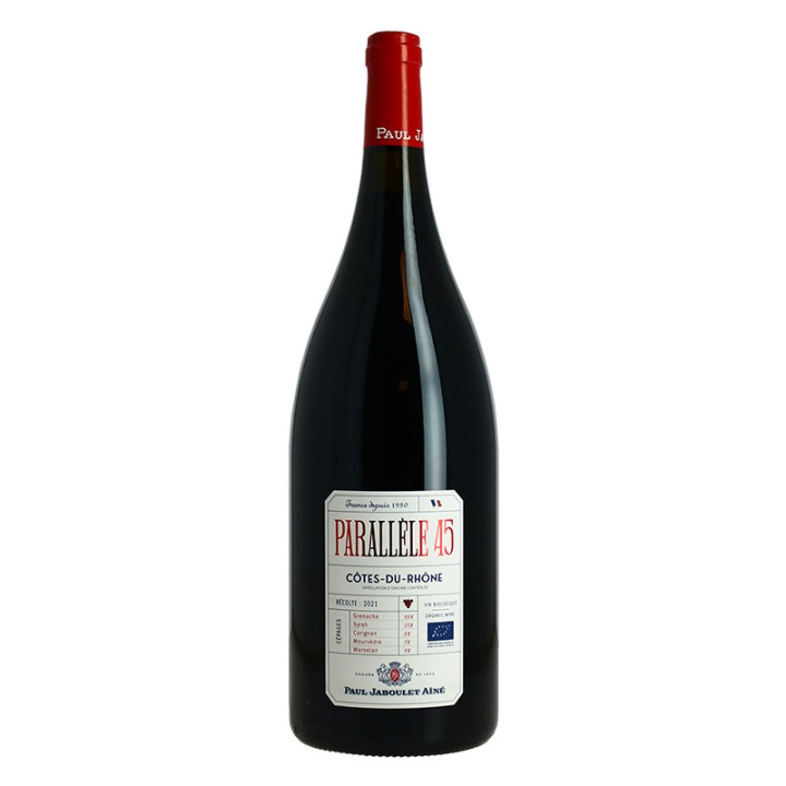 Paralléle 45 Bio en Magnum Paul Jaboulet Ainé Côtes du Rhône Rouge