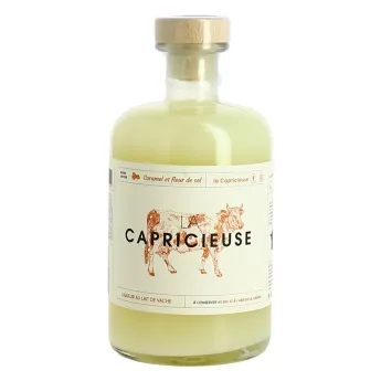 acheter La CAPRICIEUSE Caramel au Beurre Salé Liqueur au lait de Vache 70 cl