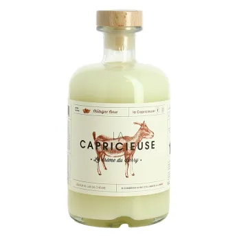acheter La CAPRICIEUSE aux Châtaignes de Corse Liqueur au lait de Chèvre du Berry 70 cl