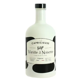 acheter La CAPRICIEUSE Vanille Noisette Liqueur au lait de Vache 70 cl