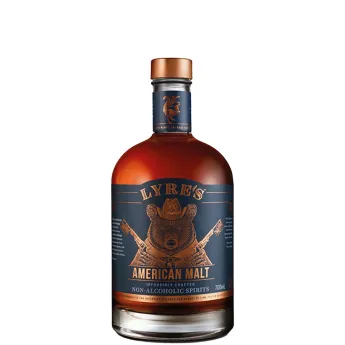 achat whisky sans alcool LYRE'S AMERICAN Malt BOURBON Sans Alcool 70 cl