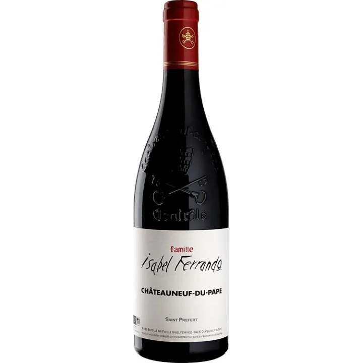 achat de ISABEL FERRANDO Châteauneuf du PAPE Rouge Vin Biologique  2021 75 cl