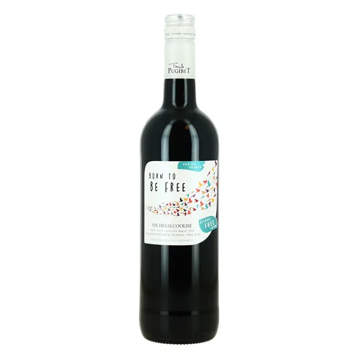 achat de BORN to be FREE Rouge 0% 75 cl Vin Rouge Sans Alcool