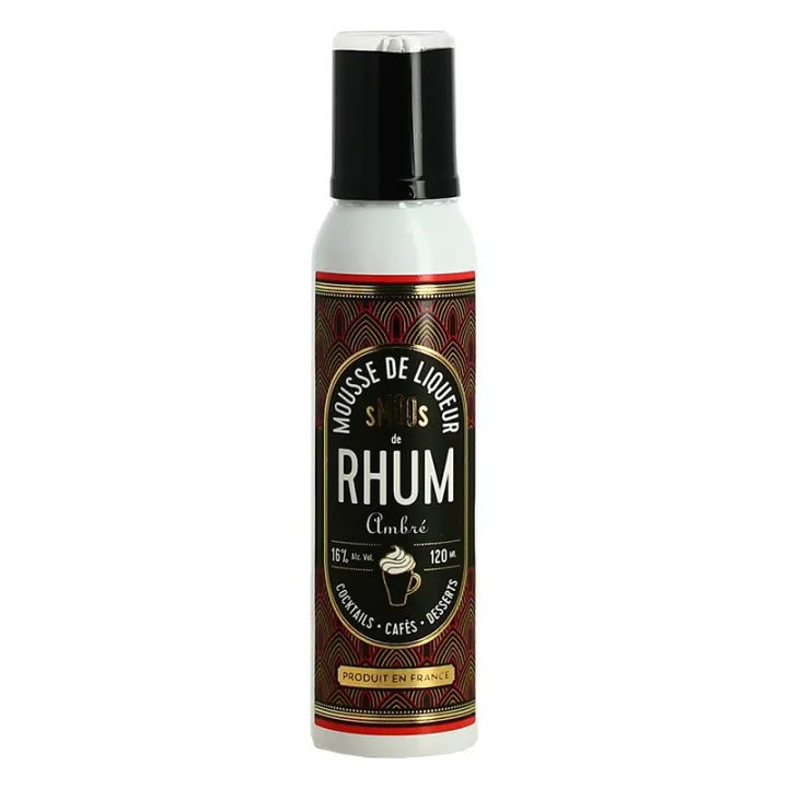 acheter SMOOS Mousse de Liqueur de RHUM AMBRE 12 cl 16°