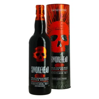 acheter SMOKEHEAD REBEL RUM CASK Islay Single Malt Whiskey 70 cl