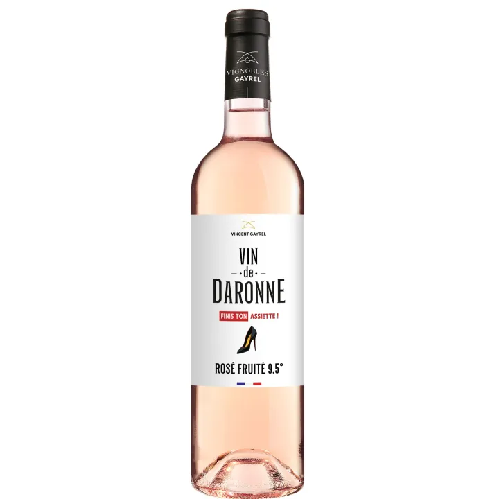 VIN de DARONNE FINIS TON ASSIETTE  !!! Rosé Fruité