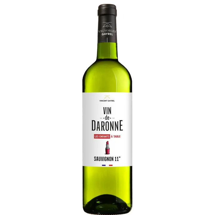 VIN de DARONNE Vin Blanc Sauvignon 75 cl par Vincent Gayrel