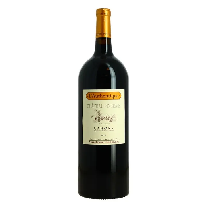 Acheter vin rouge Château Pineraie Cahors Authentique 2016  Magnum 1.5l