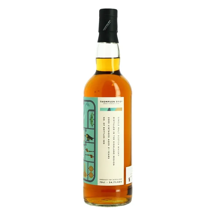 Single Malt Whisky des HIGHLAND 21 ans par Thompson's Brothers 70 cl