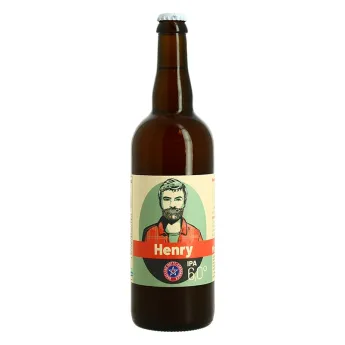 IPA Bière Blonde La HENRY 75 cl