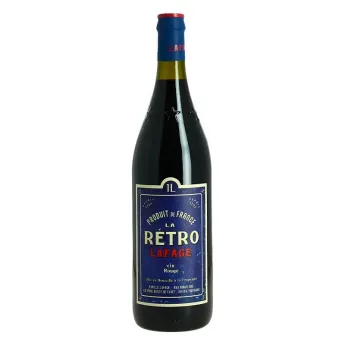 achat vin rouge La RETRO par LAFAGE Vin Rouge IGP Côtes Catalanes