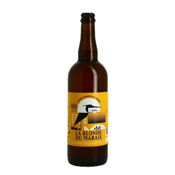 LA BLONDE DU MARAIS Bière Blonde Dorée 75 cl