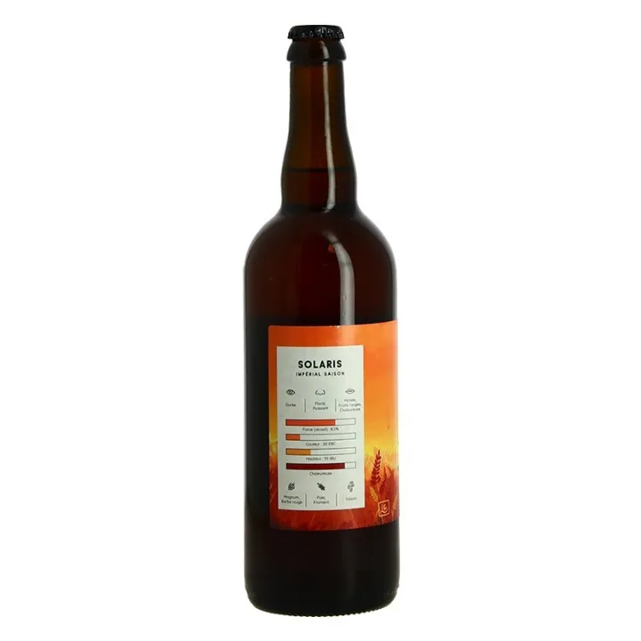 Bière SOLARIS Imperial saison 75 cl par Brasserie Chromatique