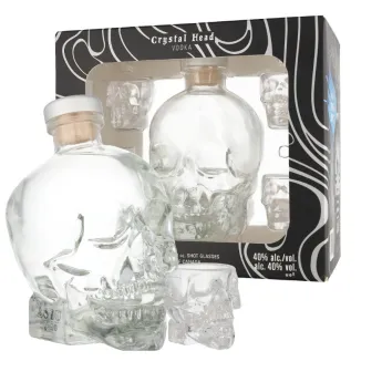 acheter Vodka Crystal Head Coffret + 4 shots