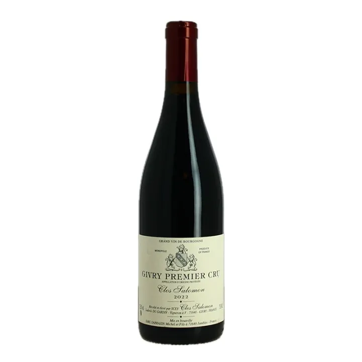 GIVRY 1ER CRU Vin Rouge  2022 Clos Salomon