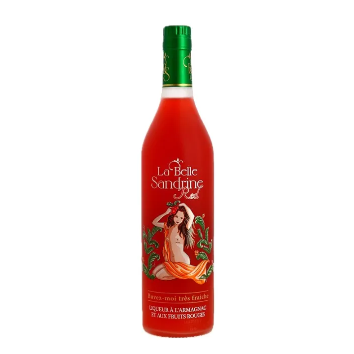 achat de La Belle SANDRINE Red Liqueur à l'Armagnac et aux fruits rouges