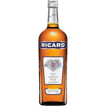 RICARD 45  Pastis de Marseille Apéritif Anisé 1L
