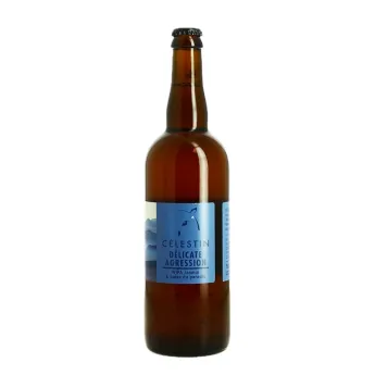 Bière Blanche CELESTIN DELICATE AGRESSION WIPA  White IPA 75 cl