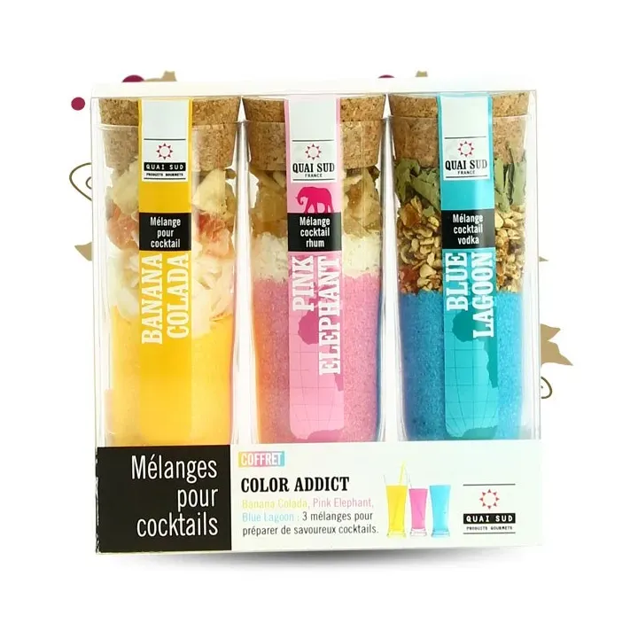 COFFRET COLOR ADDICT 3 Cocktails QUAI SUD