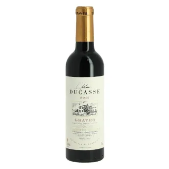 achat de demi bouteille de vin Ducasse Graves Bordeaux Rouge 37.5 cl