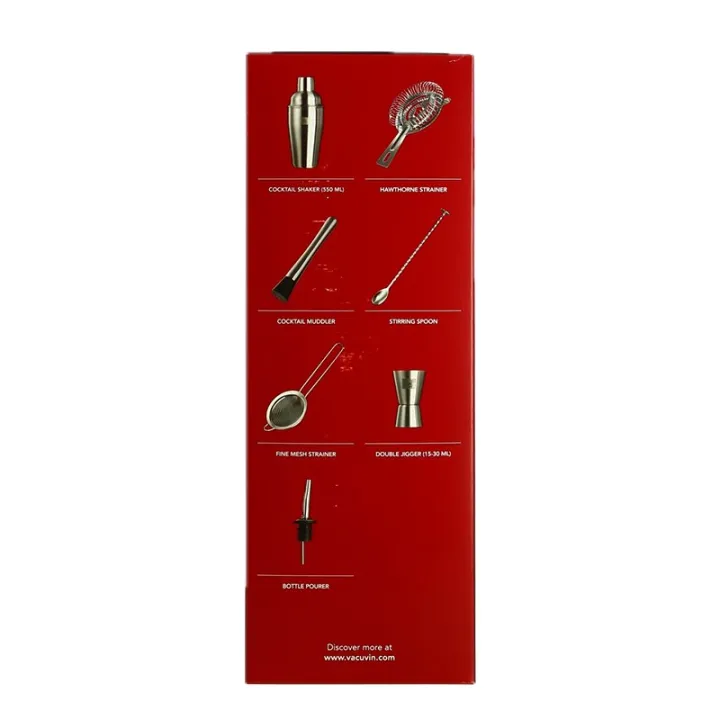 VACUVIN COCKTAIL Set Plus composé de 7 pièces