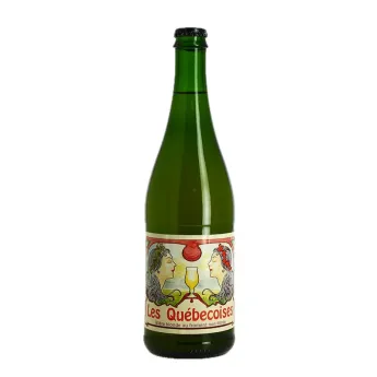 Bière Blonde Artisanale Les QUEBECOISES 75cl 5.5° par la Brasserie Thiriez