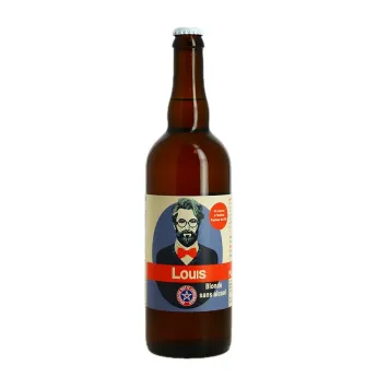 BIERE LOUIS 75 cl par la  Brasserie  Motte Cordonnier Bière SANS ALCOOL