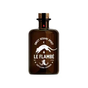 Le Flambé Boisson Spiritueuse BIO au SESAME 54° 50 cl  par la Distillerie Le Charbon