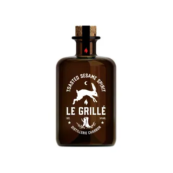 Le Grillé Boisson Spiritueuse BIO au SESAME 54° 50 cl  par la Distillerie Le Charbon