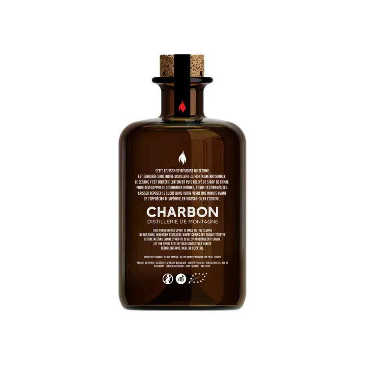 Le Sucré Boisson Spiritueuse BIO au SESAME 54° 50 cl  par la Distillerie Le Charbon