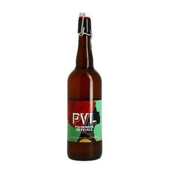 Bière Blonde POLOKWANE EN PEVELE 75 cl de la Brasserie PVL