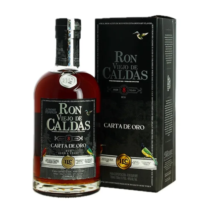 achat de RON VIEJO de CALDAS 8 Ans Carta de Oro Rhum de Colombie 70 cl