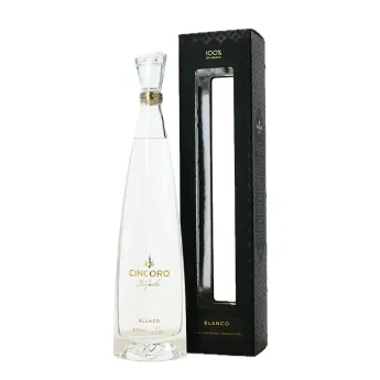 Acheter TEQUILA CINCORO BLANCO 100% agave 70CL 40°