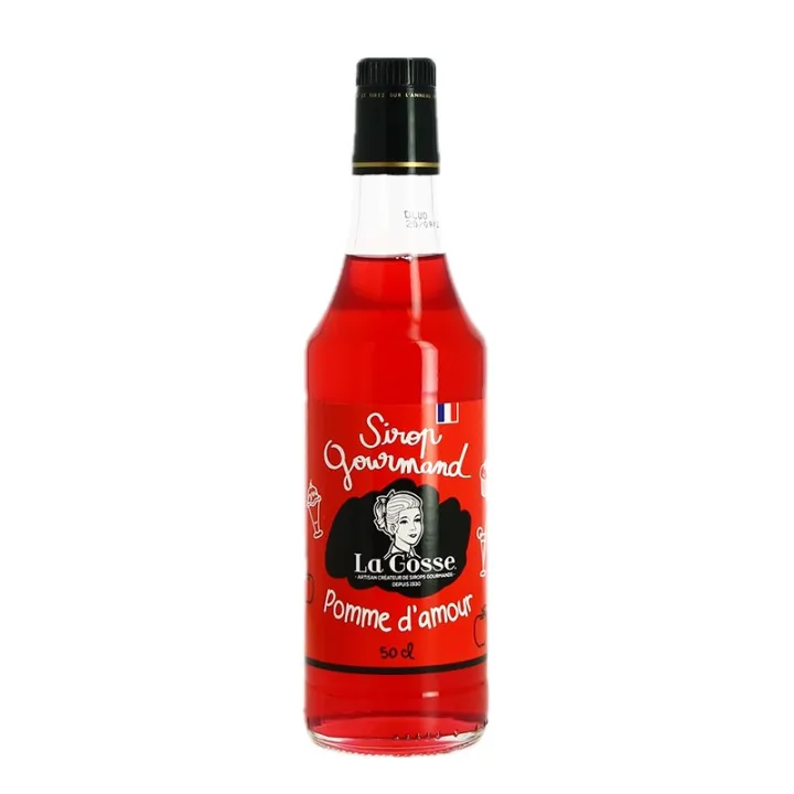 Acheter LA GOSSE POMME D'AMOUR Sirop Gourmand 50CL