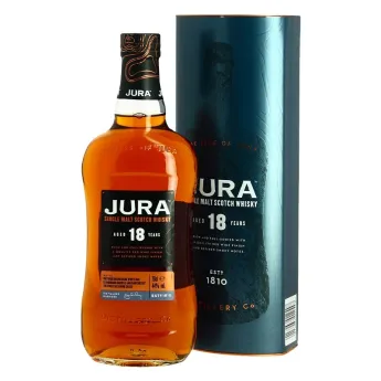Single Malt Highlands Whisky JURA 18 ans Bourbon Grand Cru Classé finish