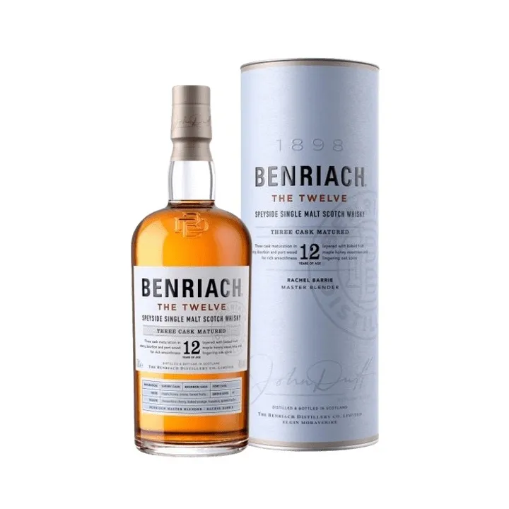 Acheter BENRIACH single malt whisky 12 ANS THE SMOKY TWELVE 70CL 46°