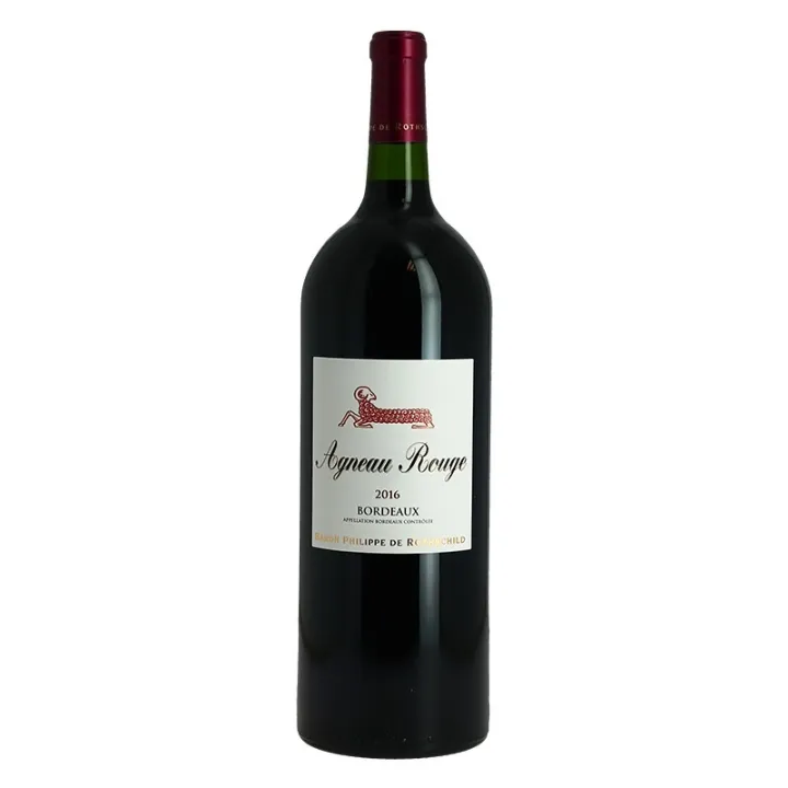 AGNEAU ROUGE Vin Baron Philippe de Rotschild Magnum
