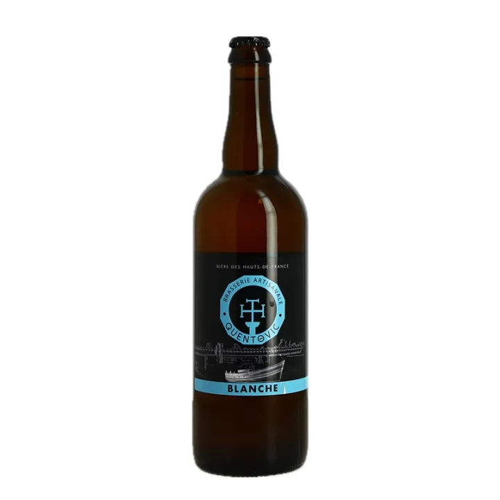 Brasserie QUENTOVIC Bière  BLANCHE 5.6° 75 cl